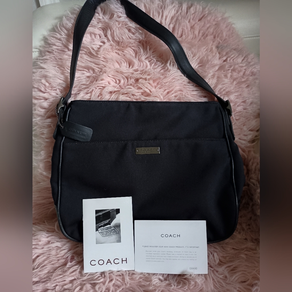 Coach nylon shoulder bag